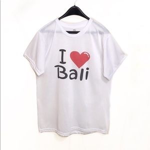<NWOT>I Love Bali T-Shirt